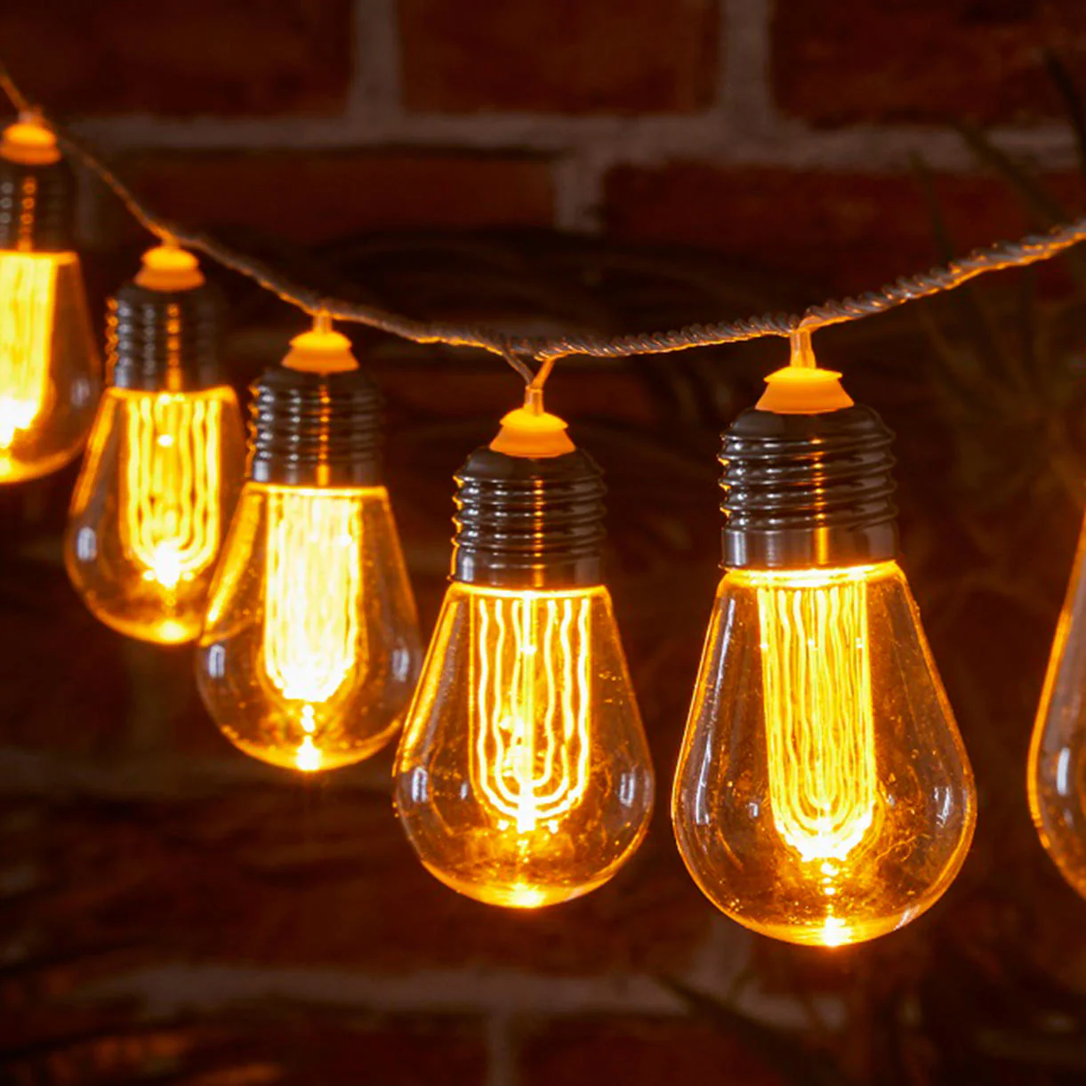 10 Edison LED Bulb Connectable String Lights