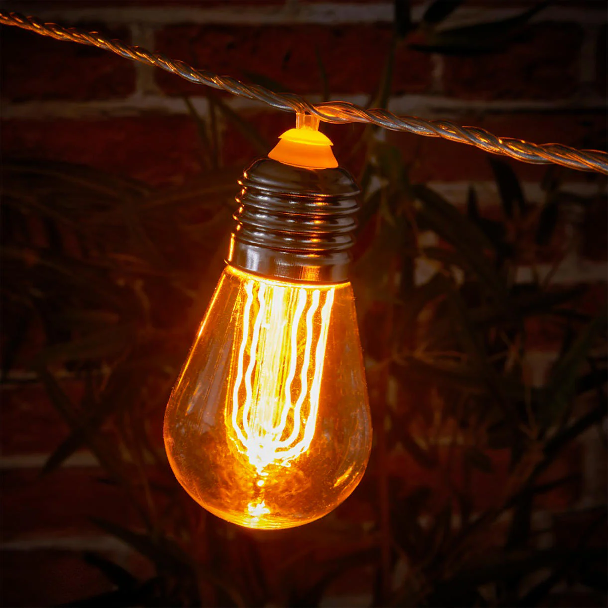 10 Edison LED Bulb Connectable String Lights - Image 2
