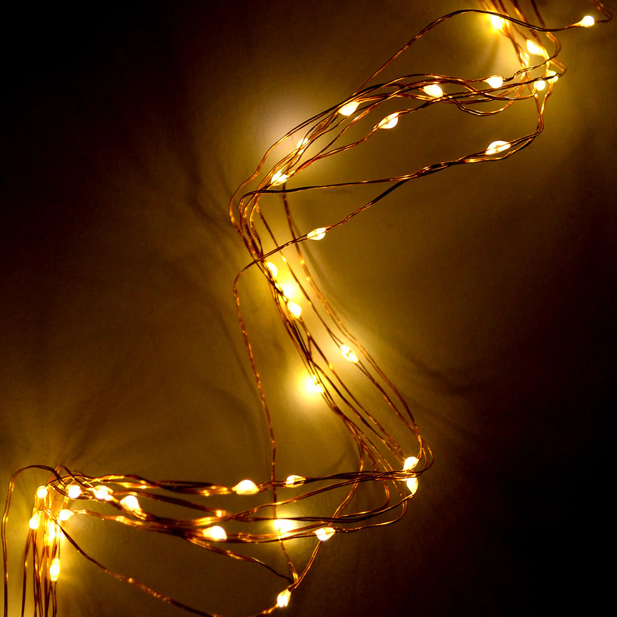 150 LED Copper Horse Tail String Lights - Image 6