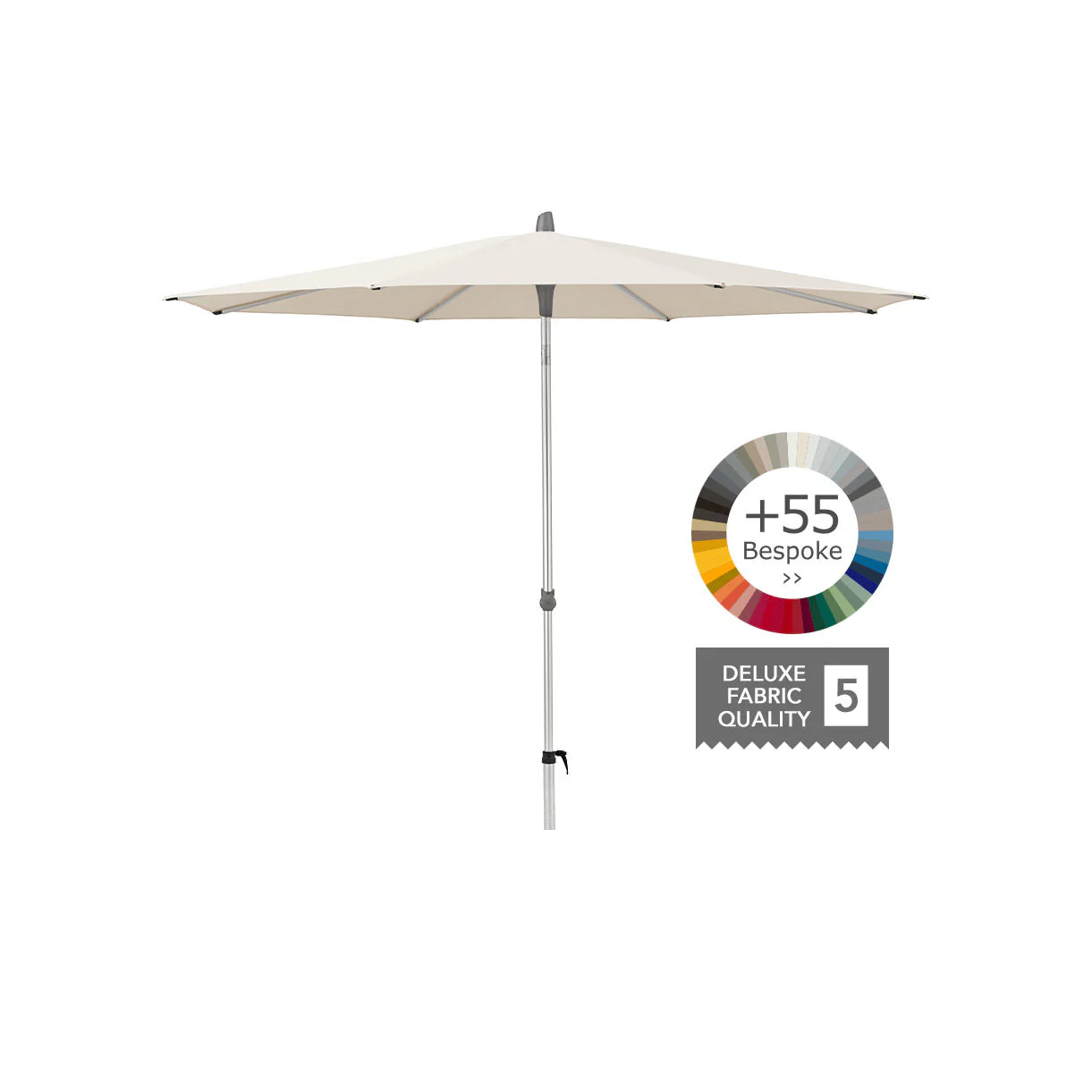 AluSmart Round Centre Pole Parasols - Image 30