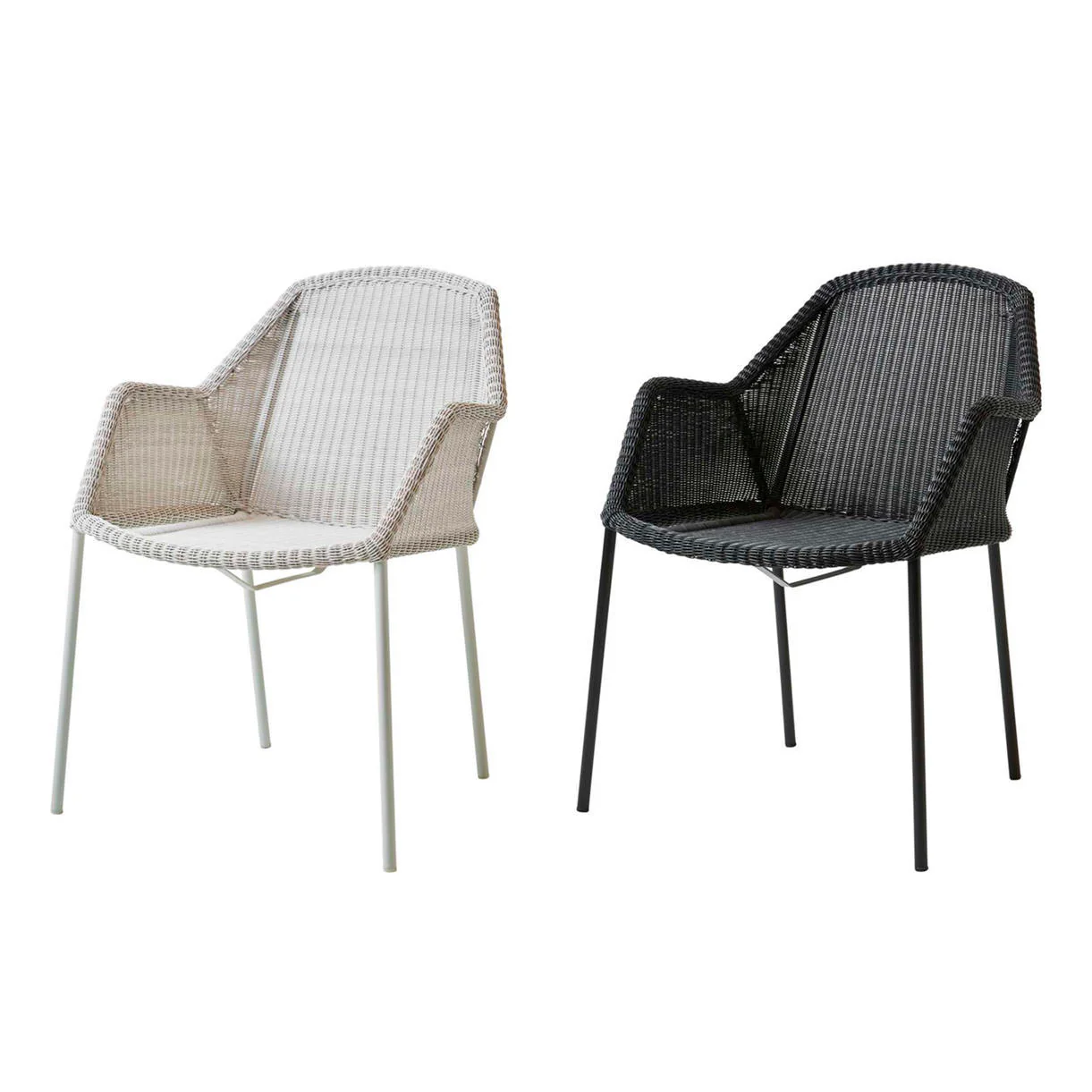 Breeze Outdoor Stacking Dining Chair - Image 45