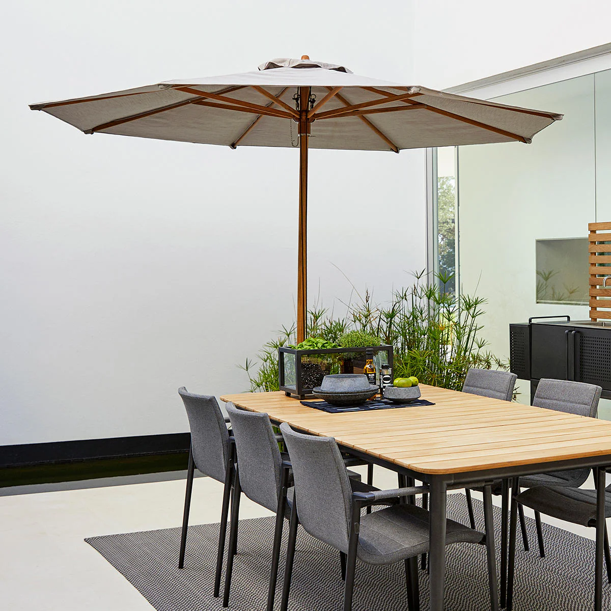 Classic Teak Parasol