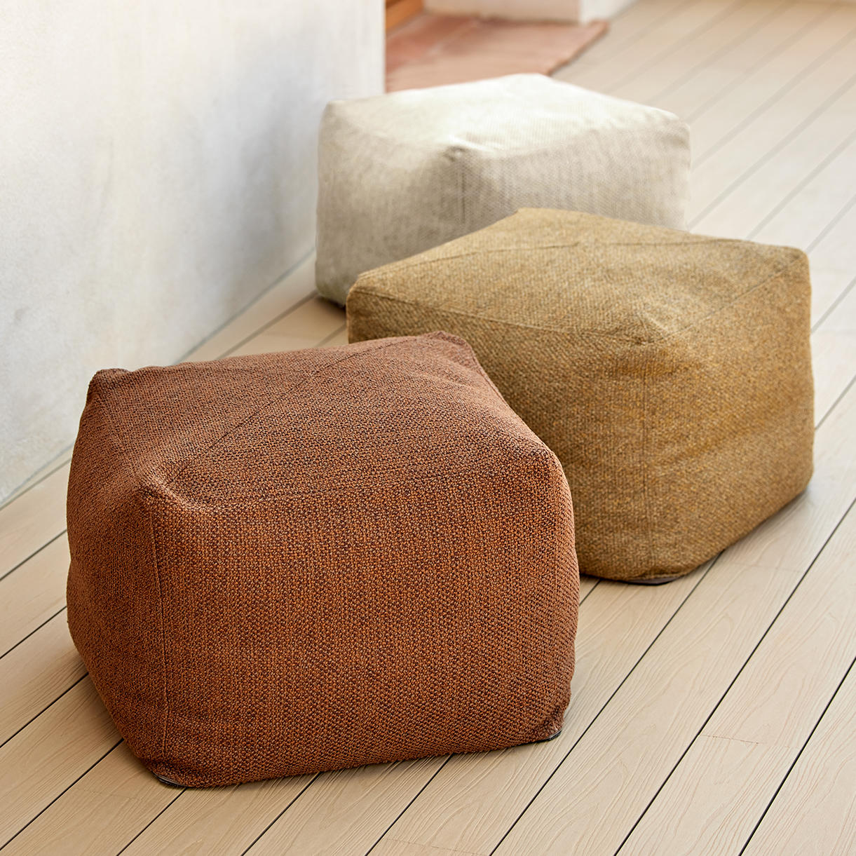 Divine Fabric Outdoor Footstool