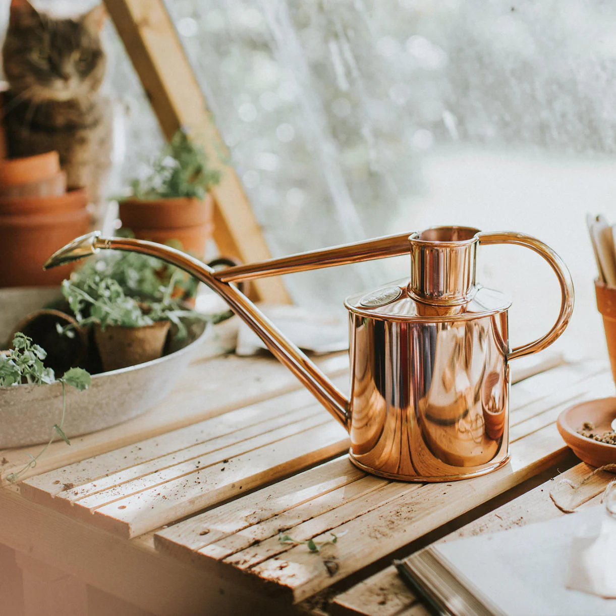 Haws Copper Indoor Watering Can - Image 3