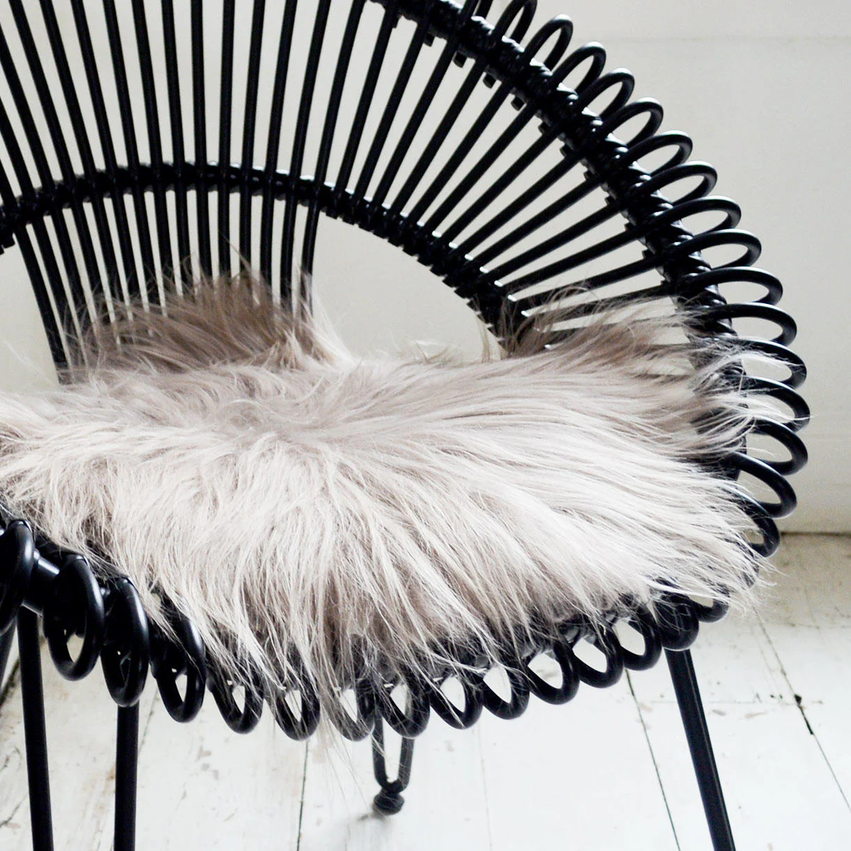 Organic Longhair Sheepskin Seat Cover