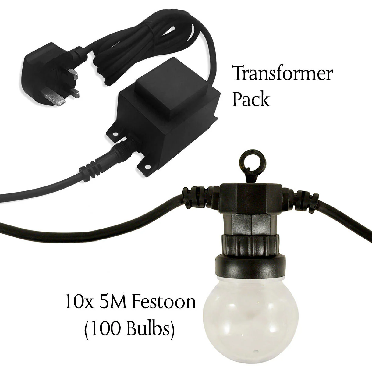 Outdoor Extendable Clear LED Festoon Lights Sets - Image 9