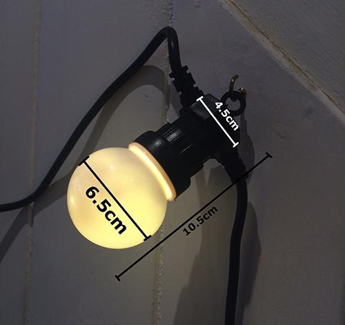 Outdoor Extendable Opaque LED Festoon Lights Sets - Image 5