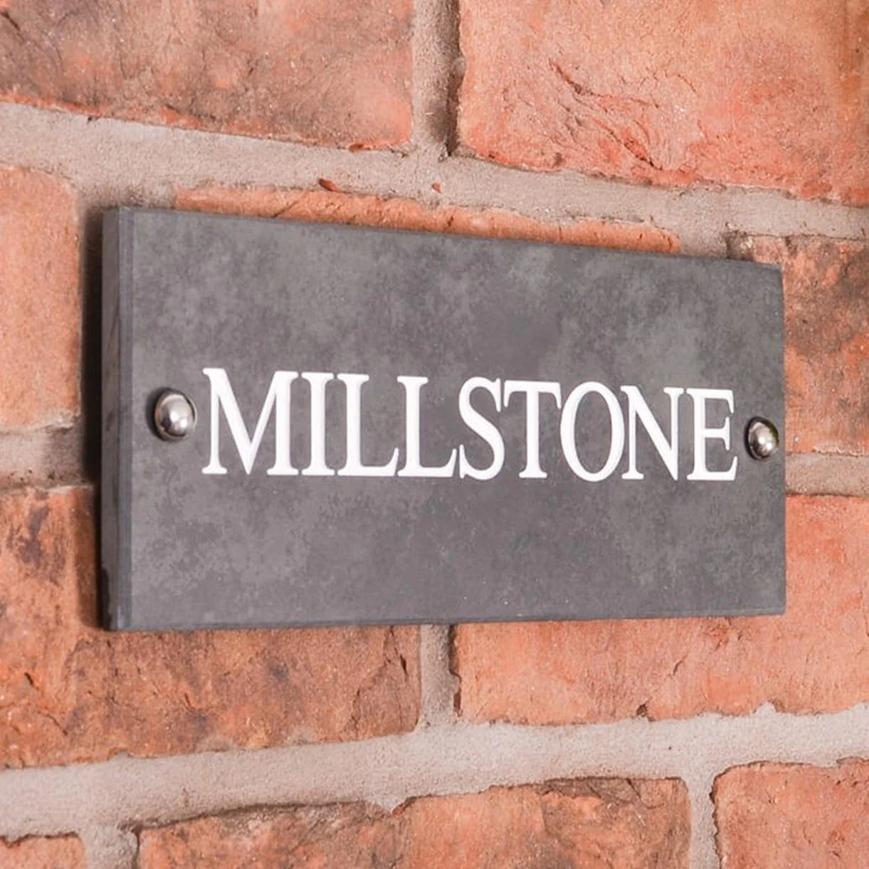 Smooth Slate One Line House Signs