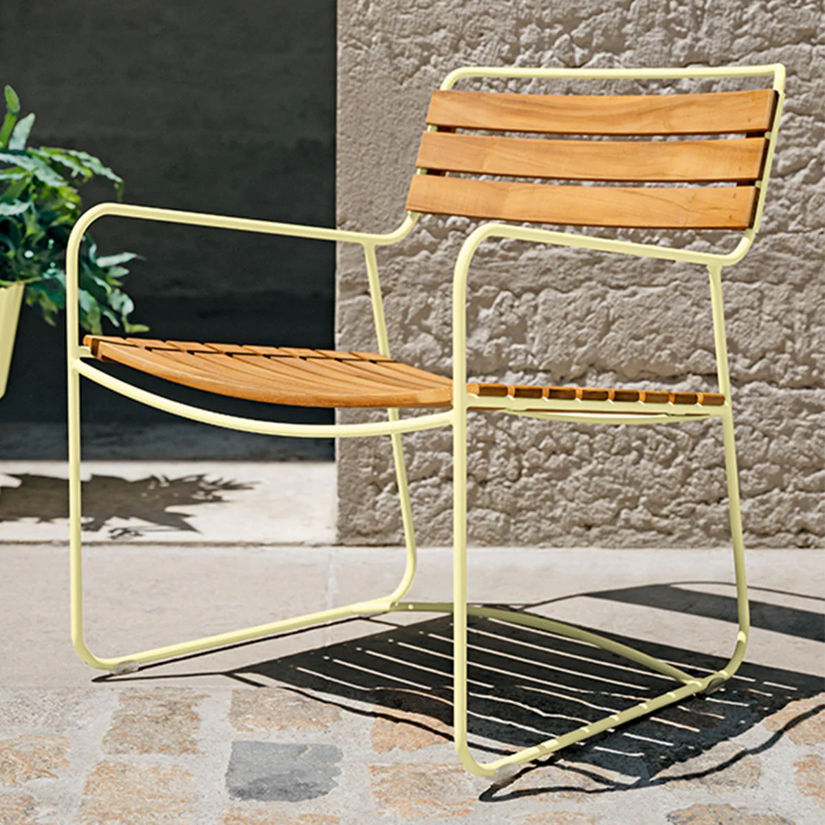 Surprising Teak Low Armchair