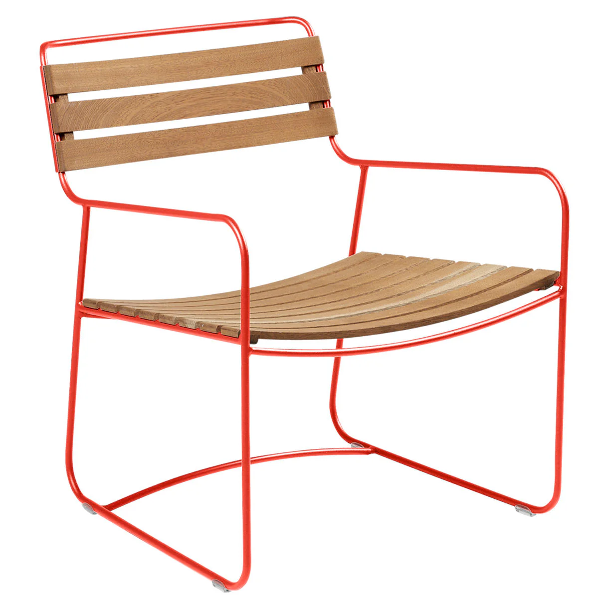 Surprising Teak Low Armchair - Image 15