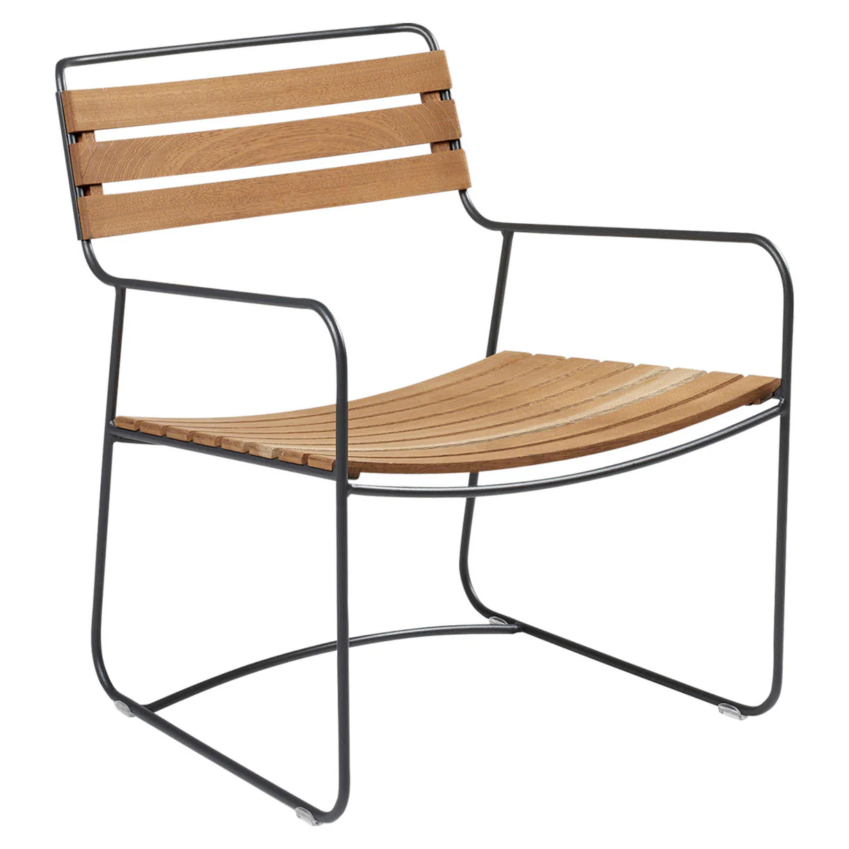 Surprising Teak Low Armchair - Image 6